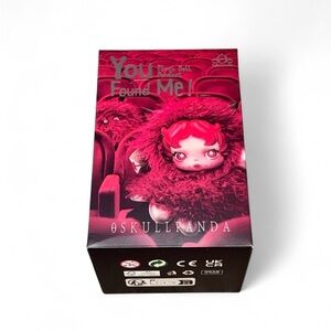 POP MART • Sandman• “Skullpanda You Found Me!” Series  Plush Pendant •Authentic